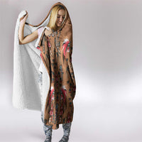 Terracotta Bird of Batik Papua Hooded Blanket Exotic Natural Wealth of Papua LT9 - Polynesian Pride