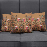 Terracotta Bird of Batik Papua Pillow Cover Exotic Natural Wealth of Papua - Polynesian Pride