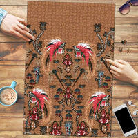 Terracotta Bird of Batik Papua Puzzle Exotic Natural Wealth of Papua - Polynesian Pride