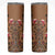 Terracotta Bird of Batik Papua Skinny Tumbler Exotic Natural Wealth of Papua - Polynesian Pride