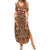 Terracotta Bird of Batik Papua Summer Maxi Dress Exotic Natural Wealth of Papua - Polynesian Pride