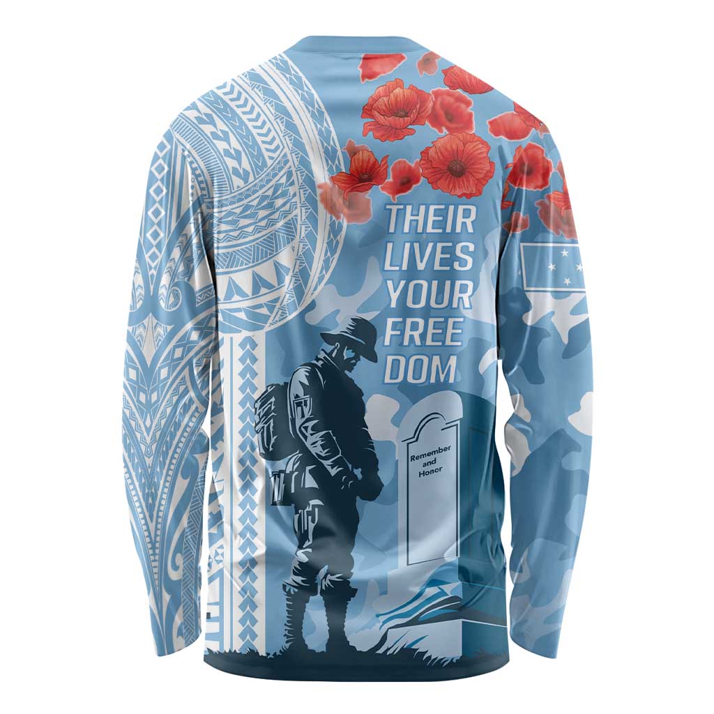 FSM Verterans Day Long Sleeve Shirt Their Lives Your Freedom