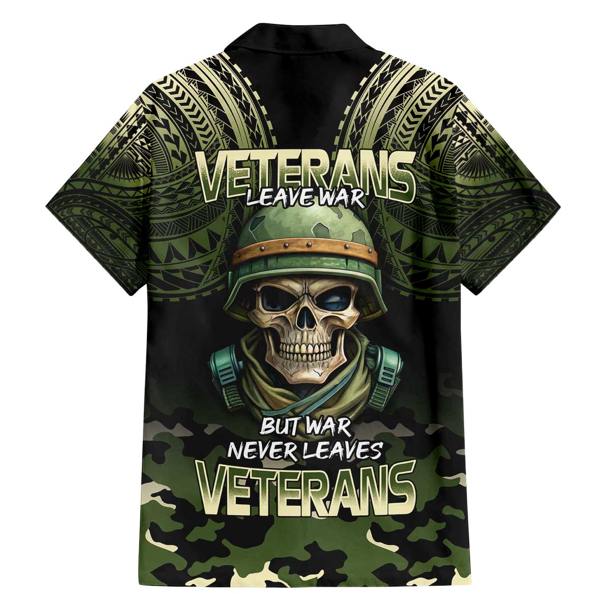 Veterans Day Family Matching Off The Shoulder Long Sleeve Dress and Hawaiian Shirt War Never Leaves A Veteran Proud Military