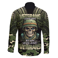 Veterans Day Family Matching Tank Maxi Dress and Hawaiian Shirt War Never Leaves A Veteran Proud Military