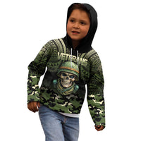 Veterans Day Kid Hoodie War Never Leaves A Veteran Proud Military