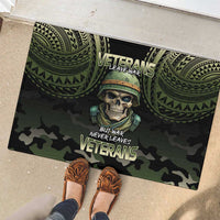 Veterans Day Rubber Doormat War Never Leaves A Veteran Proud Military