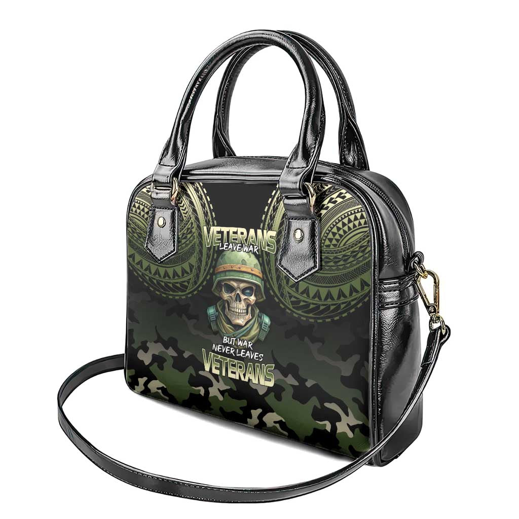 Veterans Day Shoulder Handbag War Never Leaves A Veteran Proud Military