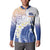 Marshall Islands Manit Day Button Sweatshirt Plumeria and Polynesian Tribal