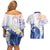 Marshall Islands Manit Day Couples Matching Off Shoulder Short Dress and Hawaiian Shirt Plumeria and Polynesian Tribal