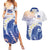 Marshall Islands Manit Day Couples Matching Summer Maxi Dress and Hawaiian Shirt Plumeria and Polynesian Tribal