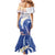 Marshall Islands Manit Day Mermaid Dress Plumeria and Polynesian Tribal