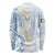 Palau 1981 Tribal Tattoo Long Sleeve Shirt with Belau Plumeria Flowers