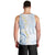 Palau 1981 Tribal Tattoo Men Tank Top with Belau Plumeria Flowers