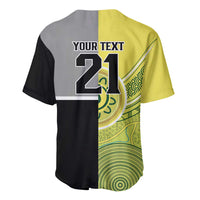 Custom Cricket AUNZ Spirit Baseball Jersey Aussie New Zealand Retro Edition - Polynesian Pride
