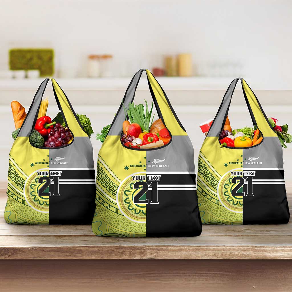 Custom Cricket AUNZ Spirit Grocery Bag Aussie New Zealand Retro Edition - Polynesian Pride