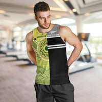 Custom Cricket AUNZ Spirit Men Tank Top Aussie New Zealand Retro Edition - Polynesian Pride