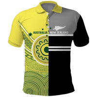 Custom Cricket AUNZ Spirit Polo Shirt Aussie New Zealand Retro Edition - Polynesian Pride