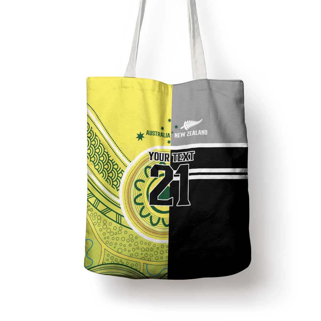 Custom Cricket AUNZ Spirit Tote Bag Aussie New Zealand Retro Edition - Polynesian Pride