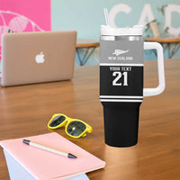 Custom Cricket AUNZ Spirit Tumbler With Handle Aussie New Zealand Retro Edition - Polynesian Pride