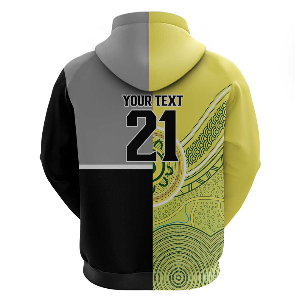 Custom Cricket AUNZ Spirit Zip Hoodie Aussie New Zealand Retro Edition - Polynesian Pride