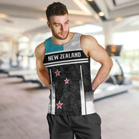Custom NZ Cricket Pride Men Tank Top Silver Fern Fan Supporter Apparel - Polynesian Pride