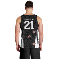 Custom NZ Cricket Pride Men Tank Top Silver Fern Fan Supporter Apparel - Polynesian Pride