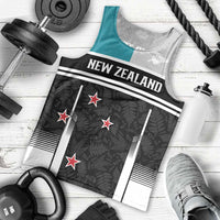 Custom NZ Cricket Pride Men Tank Top Silver Fern Fan Supporter Apparel - Polynesian Pride