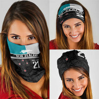 Custom NZ Cricket Pride Neck Gaiter Silver Fern Fan Supporter Apparel - Polynesian Pride