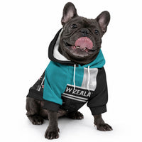 Custom NZ Cricket Pride Pet Hoodie Silver Fern Fan Supporter Apparel LT9 - Polynesian Pride