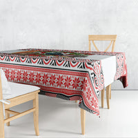 New Zealand Animal Christmas Tablecloth Maori Inspired Kowhaiwhai Patterns LT9 - Polynesian Pride