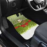 New Zealand Kakapo Christmas Car Mats Maori Inspired Knitted Patterns LT9 - Polynesian Pride