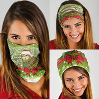 New Zealand Kakapo Christmas Neck Gaiter Maori Inspired Knitted Patterns LT9 - Polynesian Pride