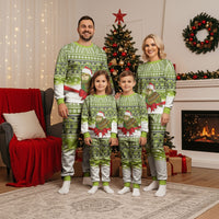 New Zealand Kakapo Christmas Pajama Set Maori Inspired Knitted Patterns LT9 - Polynesian Pride
