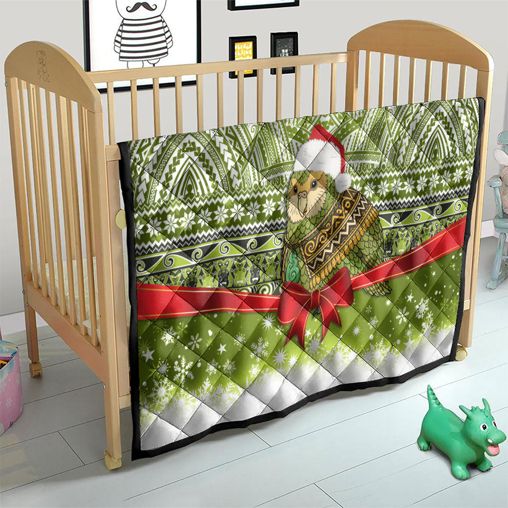 New Zealand Kakapo Christmas Quilt Maori Inspired Knitted Patterns LT9 - Polynesian Pride