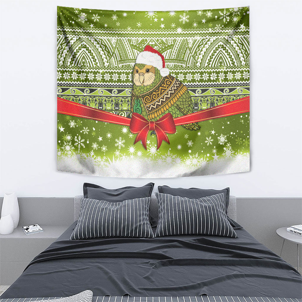 New Zealand Kakapo Christmas Tapestry Maori Inspired Knitted Patterns LT9 - Polynesian Pride