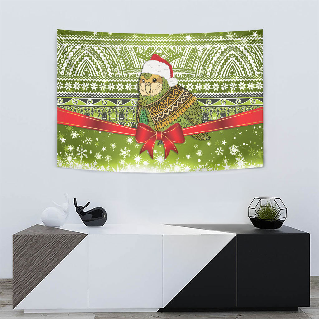 New Zealand Kakapo Christmas Tapestry Maori Inspired Knitted Patterns LT9 - Polynesian Pride