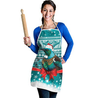 New Zealand Tui Bird Christmas Apron Maori Inspired Knitted Patterns LT9 - Polynesian Pride
