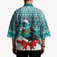 New Zealand Tui Bird Christmas Kimono Maori Inspired Knitted Patterns LT9 - Polynesian Pride