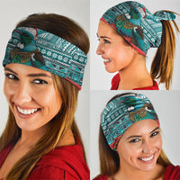 New Zealand Tui Bird Christmas Neck Gaiter Maori Inspired Knitted Patterns LT9 - Polynesian Pride