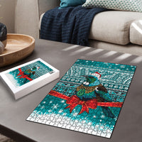 New Zealand Tui Bird Christmas Puzzle Maori Inspired Knitted Patterns LT9 - Polynesian Pride