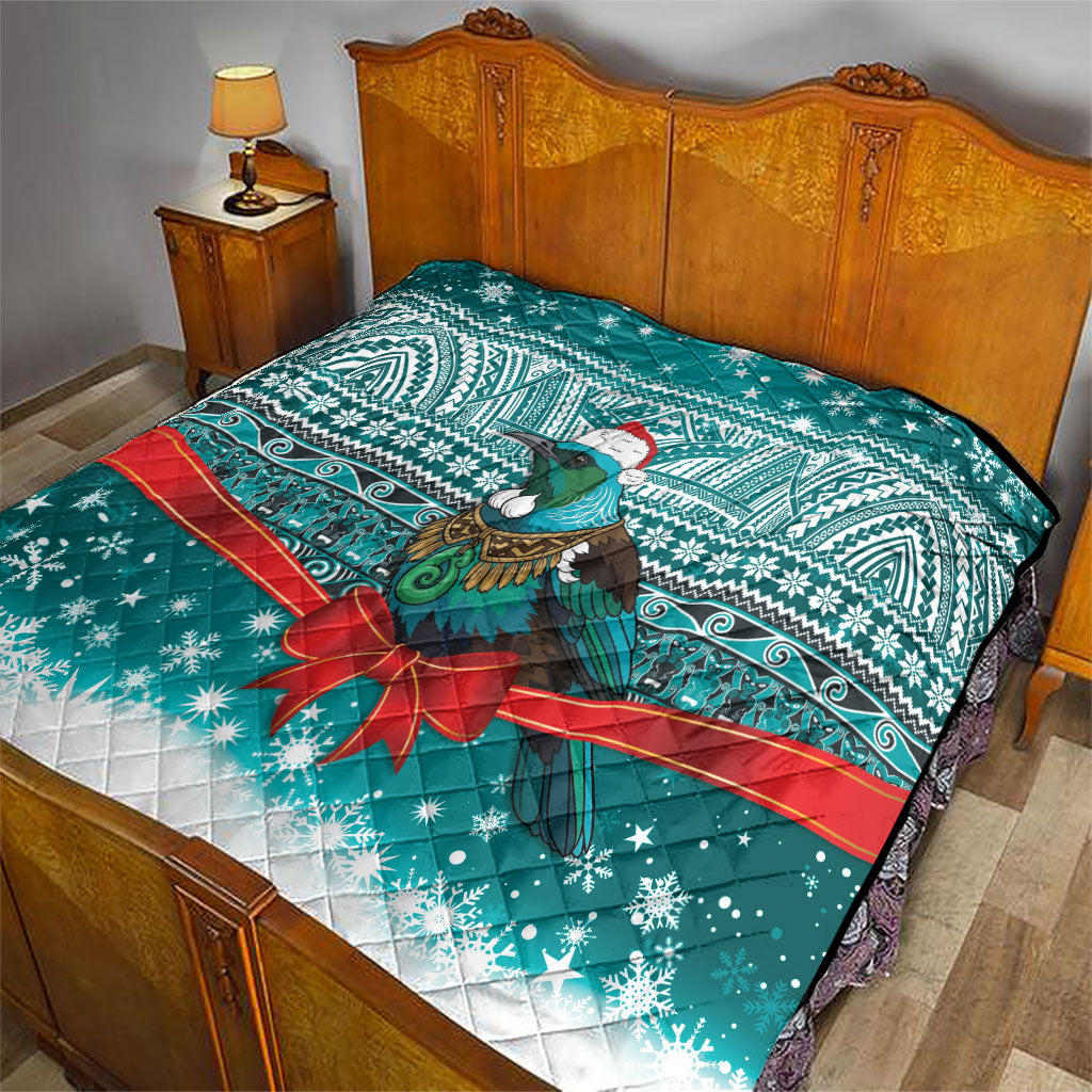 New Zealand Tui Bird Christmas Quilt Maori Inspired Knitted Patterns LT9 - Polynesian Pride
