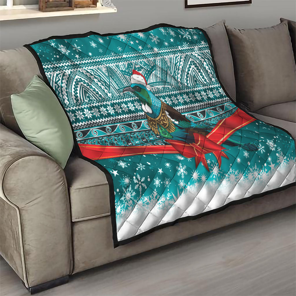 New Zealand Tui Bird Christmas Quilt Maori Inspired Knitted Patterns LT9 - Polynesian Pride