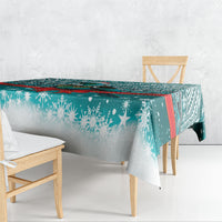 New Zealand Tui Bird Christmas Tablecloth Maori Inspired Knitted Patterns LT9 - Polynesian Pride