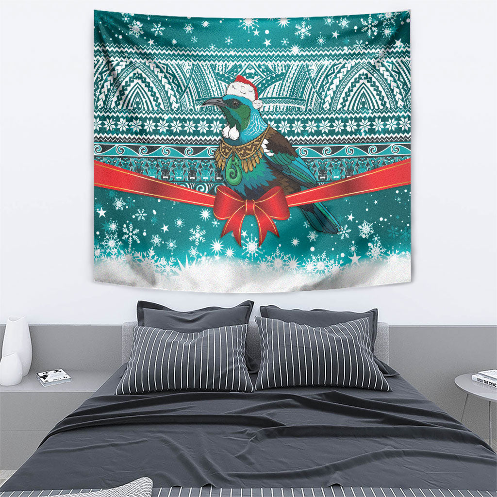 New Zealand Tui Bird Christmas Tapestry Maori Inspired Knitted Patterns LT9 - Polynesian Pride
