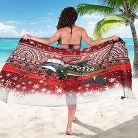 New Zealand Dolphin Terehu Christmas Sarong Maori Inspired Knitted Patterns LT9 - Polynesian Pride