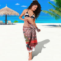 New Zealand Dolphin Terehu Christmas Sarong Maori Inspired Knitted Patterns LT9 - Polynesian Pride
