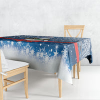 New Zealand Fairy Penguin Korora Christmas Tablecloth Maori Inspired Knitted Patterns LT9 - Polynesian Pride