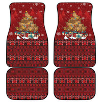 Funny Kiwi Bird Xmas Tree Car Mats New Zealand Tribal Christmas Spirit - Polynesian Pride