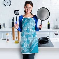 Hawaii Breadfruit Palaka Apron Polu Maile Lei - Polynesian Pride