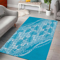 Hawaii Breadfruit Palaka Area Rug Polu Maile Lei - Polynesian Pride